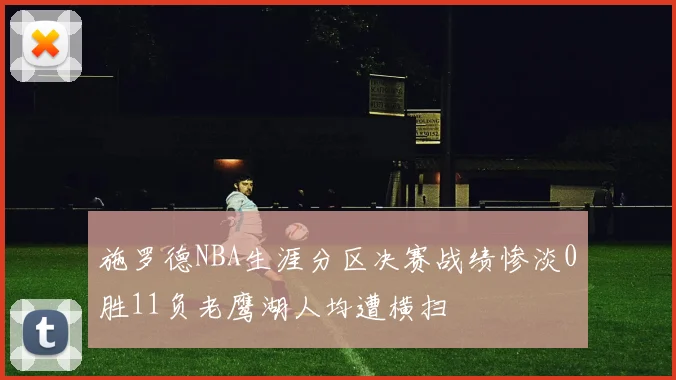 施罗德NBA生涯分区决赛战绩惨淡0胜11负老鹰湖人均遭横扫